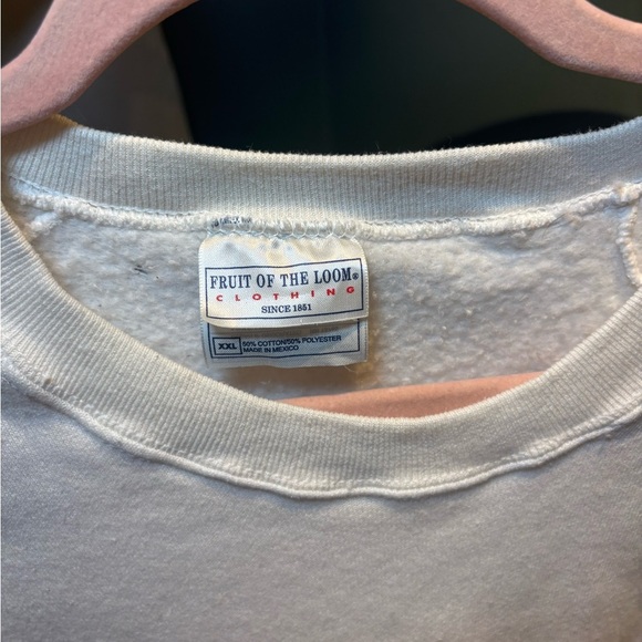 Vintage White Sweatshirt with Nautical Embroidery - Picture 2 of 5